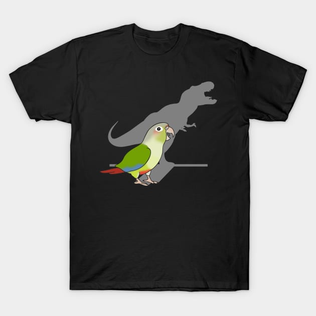 T-rex Cinnamon Conure T-Shirt by FandomizedRose